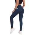 thumbnail image 1 of iHPH7 Leggins Tummy Control Celsior Compression Leggings Compression Leggings for Women No Front Seam Anti Cellulite Leggings Gym Leggings Soft Leggings for Women Navy XL, 1 of 6