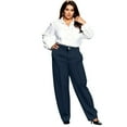 thumbnail image 1 of iHPH7 Loose Pants for Women Business Casual Pants for Women Gaucho Pants for Women Harem Pants Women Wide Leg Pants Woman Dress Pants Women Womens Fall Pants Navy M, 1 of 7