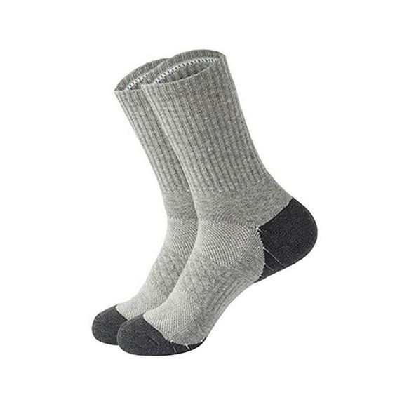 iHPH7 Men Socks Work Socks for Men Above Ankle Socks Men Running Socks Breathable Socks for Men Crew Socks Crew Socks for Men Gray One Size