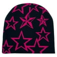 thumbnail image 1 of iHPH7 Mens Hats Y2k Hat Skull Beanie Knit Cap Skull Hat Beanie Hats for Women Slouchy Beanie Hot Pink One Size, 1 of 5