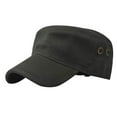 thumbnail image 1 of iHPH7 Military Cap Casual Hats for Men Baseball Cap Army Hat Sun Hat, Army Green One Size, 1 of 4
