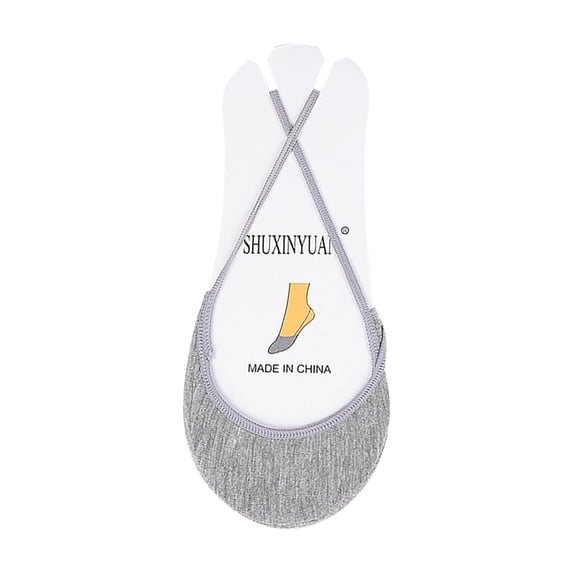 iHPH7 No Show Socks Womens, Ultra Low Cut Liners Non Slip Footies for Flats Hidden Invisible Boat Summer Gray One Size