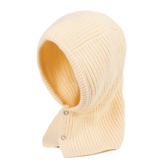 iHPH7 One Piece Cold Scarf Hats Winter Scarf Scarves for Women Hat with Scarf Attached Hat and Scarf Set for Women Gorros De Frio Para Mujeres Neck Warmer Beige One Size