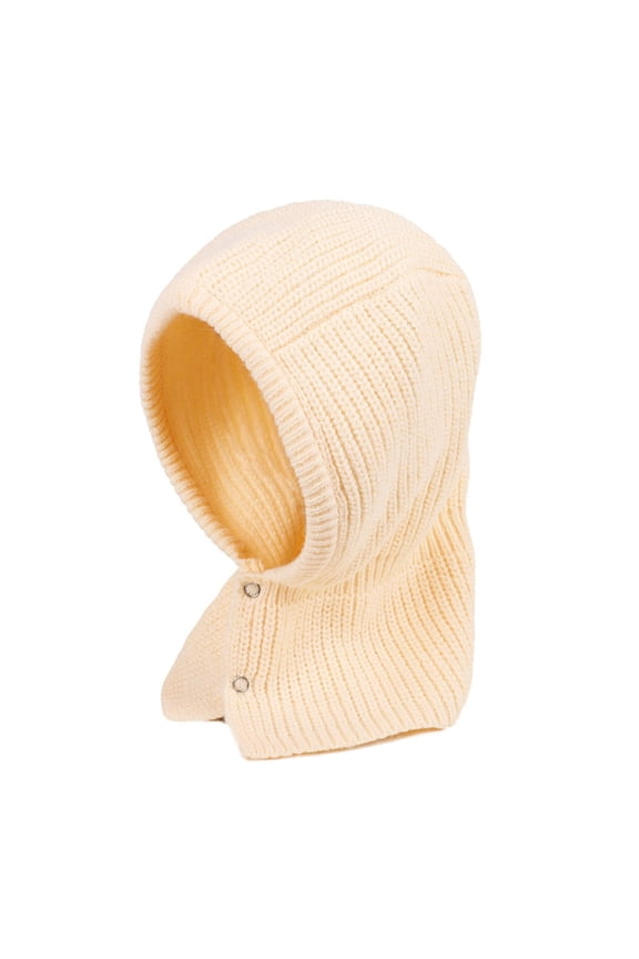 One Piece Cold Scarf Hats Winter Scarf Scarves for Women Hat with Scarf Attached Hat and Scarf Set for Women Gorros De Frio Para Mujeres Neck Warmer Beige One Size