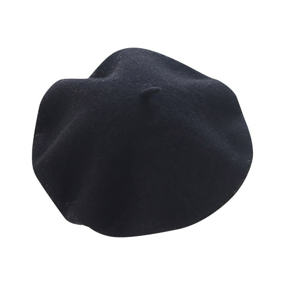iHPH7 Painters Cap Painter Hat Painters Hat French Beret Hats for Women Beret Hats for Women, Black One Size
