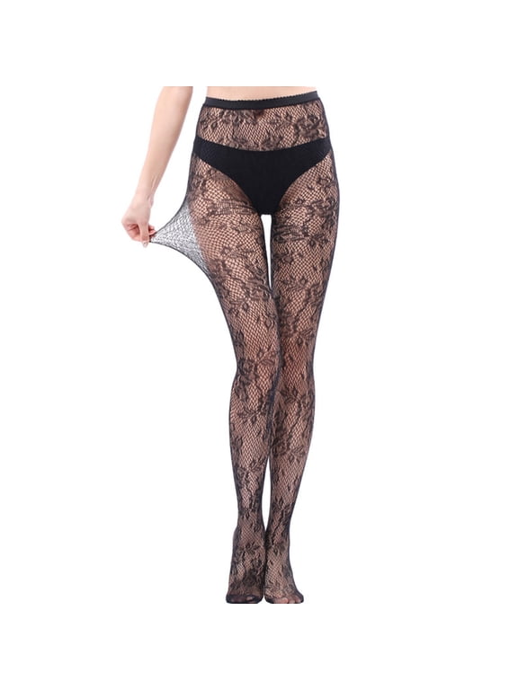 Pantyhose for Women Lace Pantyhose Nylon Tights Lace Fishnets Womens Nylons Pantyhose Nylon Stockings for Women Lace Stockings I One Size