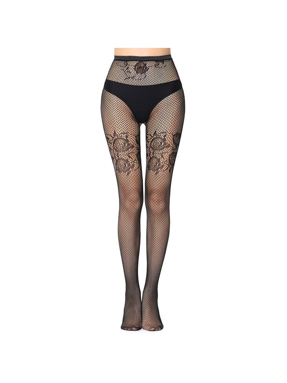 Pantyhose for Women Lace Pantyhose Nylon Tights Nylon Stockings for Women Tights for Women Lace Fishnets High Waisted Pantyhose B One Size