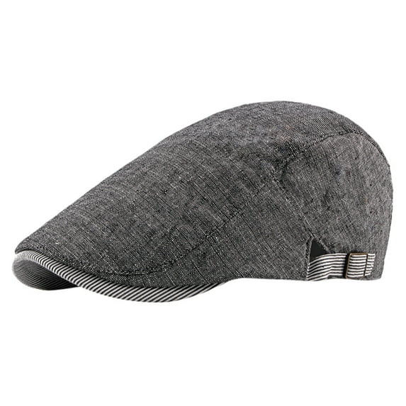 iHPH7 Paperboy Hat Driving Hats for Men Newsboy Hats for Women Vintage Hats for Women Casual Hats for Men, Black One Size