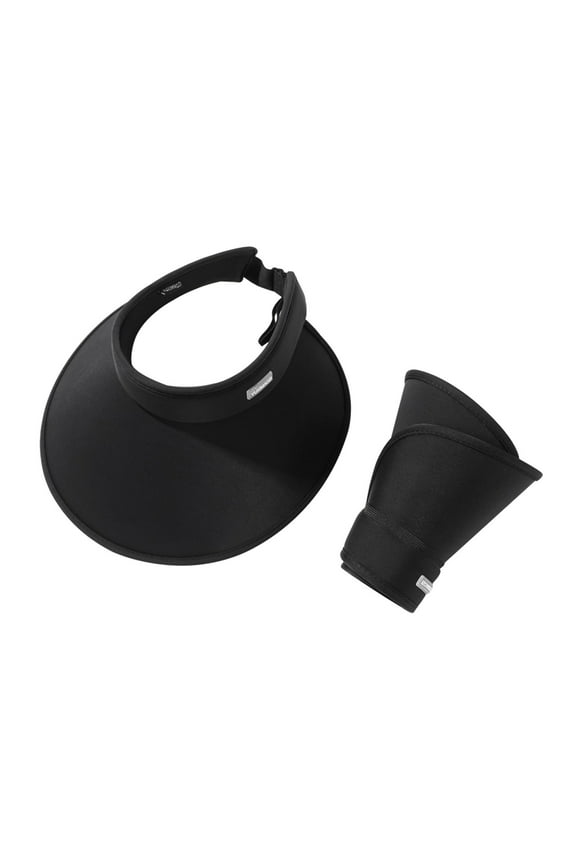 Ponytail Hat Sun Visor Hats for Women Beach Hats for Women Packable Sun Visor Hat for Women, Black One Size