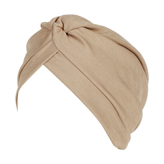 iHPH7 Pre Tied Head Scarf for Women Head Wrap Scarf Hair Turban Head Wraps for Women Beanie for Women, Khaki One Size