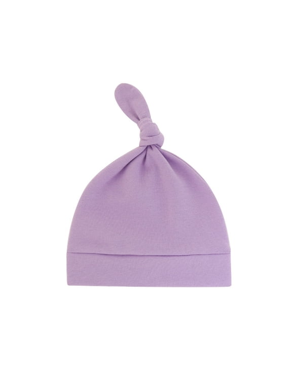 Preemie Hats Baby Hats Knit Caps for Baby Hats Newborn Baby Hats 0-6 Months, Purple One Size