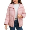 thumbnail image 1 of iHPH7 Puffer Jacket Puffer Coat Women Winter Outfits for Women Winter Clothing for Women Parkas for Women's Outerwear Winter Parka for Women Pink XL, 1 of 7