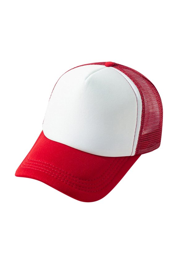 Running Cap for Women Baseball Caps for Men Pony Tail Baseball Cap Women Snapback Hat Hiking Hat, Red One Size