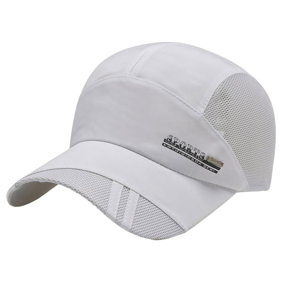 iHPH7 Running Cap for Women Uv Protection Hat for Women Men's Trucker Hats Sports Hat Casual Hats for Women, White One Size