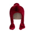 thumbnail image 1 of iHPH7 Russian Hat Fuzzy Hat Warm Hats for Women Fleece Hat Winter Hats for Women Winter Cap Trapper Hat Wine One Size, 1 of 7