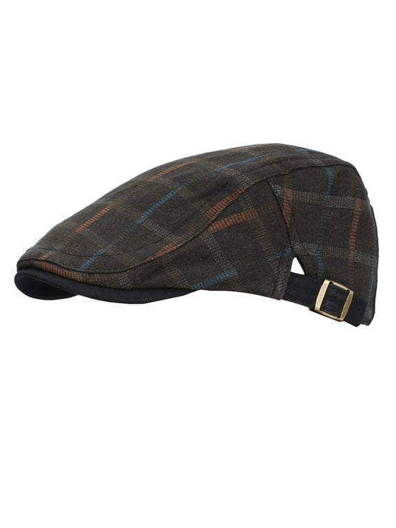 Scally Cap for Men Driving Cap Driving Hats for Men Paperboy Hat Vintage Hats for Women, Brown One Size