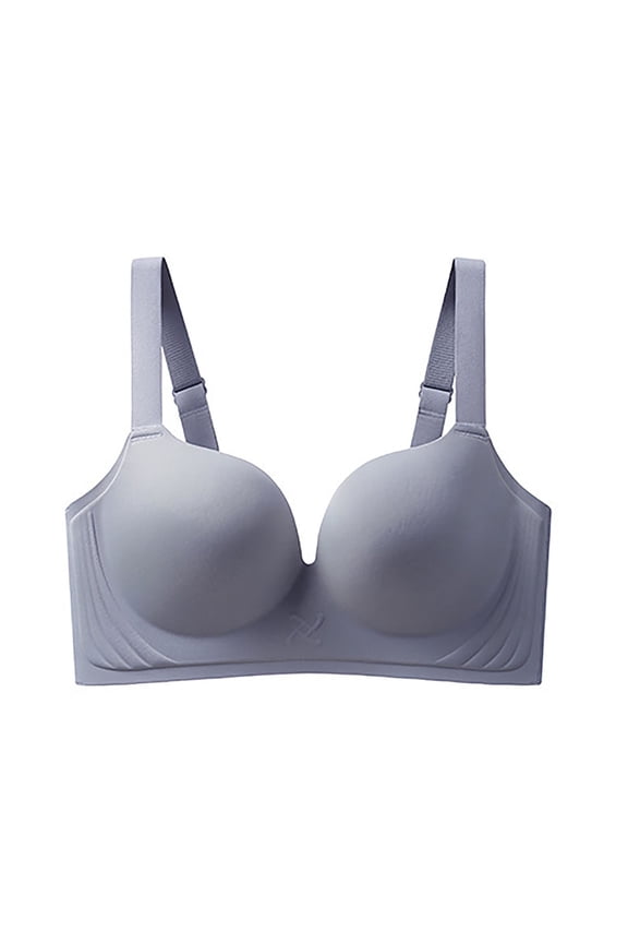 Seamless Bras for Women, Minimizer Bras for Women, Push Up Bra, Wireless Bras for Women, Comfortable Bras for Women, Blue 75D