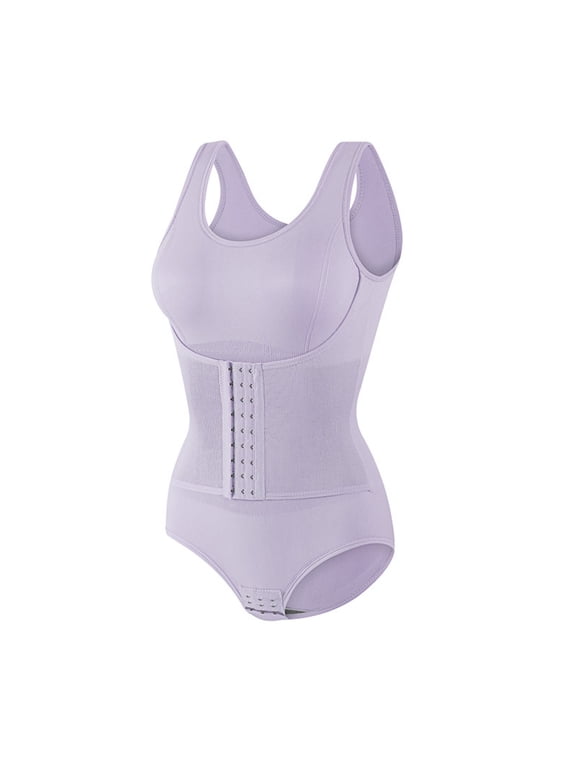 Shapewear Bodysuits for Women, Bodysuits for Women Tummy Control, Compression Bodysuit Women, Shapewear for Women, Purple 3XL