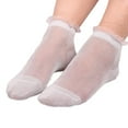 thumbnail image 1 of iHPH7 Sheer Socks Women Womens Lace Socks Mesh Socks for Women Low Cut Socks Women Womens Socks Ankle Casual Socks for Women Socks Ankle Silver One Size, 1 of 2
