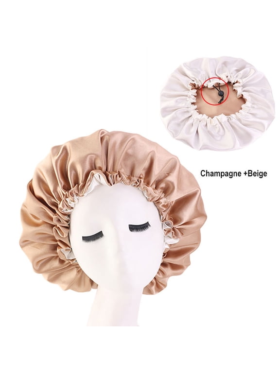 Silk Bonnet, Bonnet for Sleeping, Satin Bonnet for Sleeping, Hair Bonnet for Sleeping, Sleep Bonnets for Women, Khaki One Size
