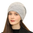 thumbnail image 1 of iHPH7 Ski Hat Cute Beanies for Women Winter Beanie Y2k Hat Skull Caps for Men Winter Beanies for Men Knit Cap Gray One Size, 1 of 5
