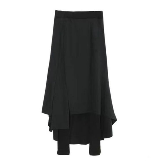 iHPH7 Skirted Leggings for Women Fleece Lined Leggings Women Leggings with Skirt Warm Leggings for Women Winter Leggings for Women Skirt Leggings for Women Thermal Leggings for Women Black L