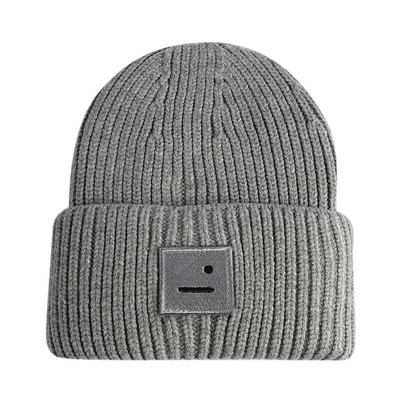 iHPH7 Skull Beanie Mens Beanies for Winter Knit Cap Knitted Hat Skull Cap Beanie Winter Hats for Women Cold Weather Womens Caps and Hats Gray One Size