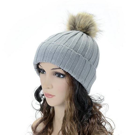 iHPH7 Skull Beanie Skull Cap Women Ski Hat Winter Caps for Men Y2k Hat Winter Caps for Women Wool Hats for Men Light Gray One Size