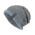 thumbnail image 1 of iHPH7 Skull Beanie Skull Cap for Winter Beanie Hat Winter Beanies for Men Warm Hat Knitted Beanie Winter Beanie Gray One Size, 1 of 7