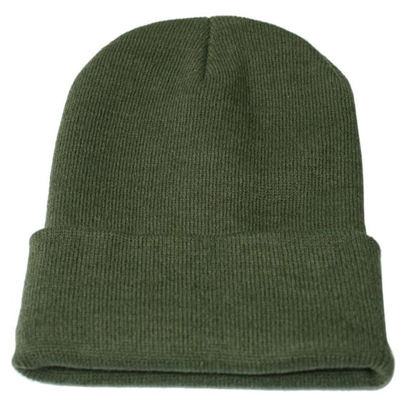 iHPH7 Skull Beanie Wool Hat Wool Beanies for Men Cute Beanies for Women Slouchy Beanie for Women Warm Hat Winter Beanies for Women Army Green One Size
