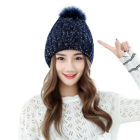 iHPH7 Skull Cap Beanie Y2k Hat Winter Accessories for Women Beenies Hats Womens Caps and Hats for Women Winter Caps for Men Navy One Size