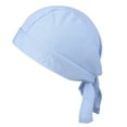 thumbnail image 1 of iHPH7 Skull Cap Dew Rags for Men Pirate Hat Sweat Caps for Men Doo Rags for Men, Blue 2 One Size, 1 of 2