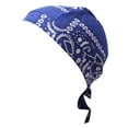 thumbnail image 1 of iHPH7 Skull Cap Dew Rags for Men Pirate Hat Sweat Caps for Men Doo Rags for Men, Blue One Size, 1 of 2