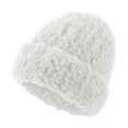 thumbnail image 1 of iHPH7 Skull Cap for Winter Slouchy Beanie Winter Accessories for Women Beanie Hats for Men Winter Beanies for Women Winter Caps for Men Winter Caps for Women White One Size, 1 of 6