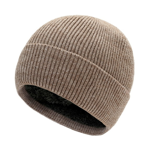 iHPH7 Skull Caps for Men Mens Beanies for Winter Skull Cap for Winter Beanie Cute Beanie Winter Hats for Women Cold Weather Winter Accessories for Women Khaki One Size