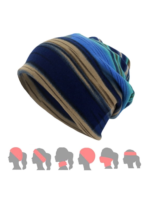 Slouchy Beanie Cotton Beanie Cotton Slouchy Beanie for Women Cotton Skull Caps for Men Beanie Hats for Men Beanie for Men Blue One Size