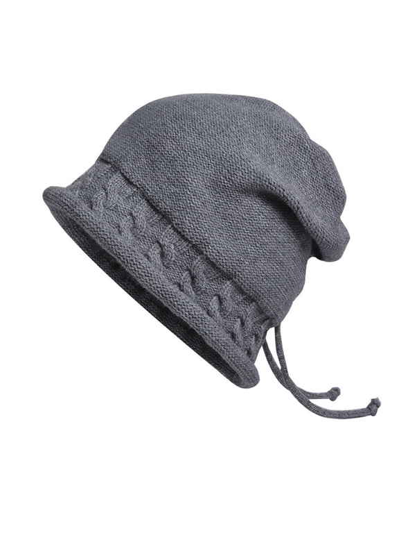 Slouchy Beanie Hats for Women Slouch Beanie Slouchy Beanie Hat Womens Winter Hat Slouchy Knit Hats Beanie Hats for Men Gray One Size