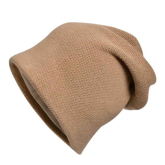 iHPH7 Slouchy Beanie Knit Hat Knit Slouchy Beanie Knitted Beanie Slouchy Cap Knit Beanie Hat Warm Slouchy Beanie Hat Khaki One Size