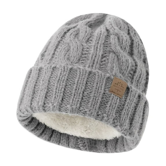 iHPH7 Slouchy Beanie Knit Hat Winter Caps for Men Winter Hats for Women Cold Weather Cute Beanie Skull Beanie Gray One Size