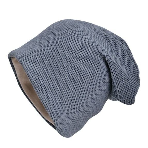 iHPH7 Slouchy Beanie Knitted Hat Winter Caps for Women Winter Accessories for Women Knit Cap Beanie for Men Knit Beanie Hat Gray One Size