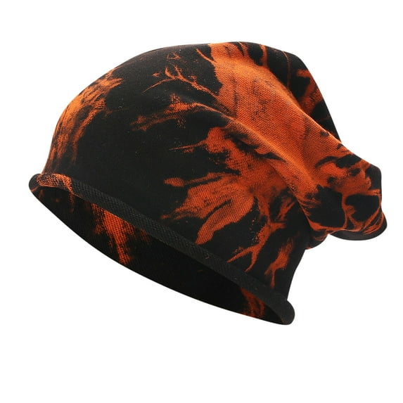iHPH7 Slouchy Beanie Skull Cap for Winter Slouchy Cap Skull Cap Beanie Womens Winter Hat Winter Accessories for Women Beanie for Women Orange One Size