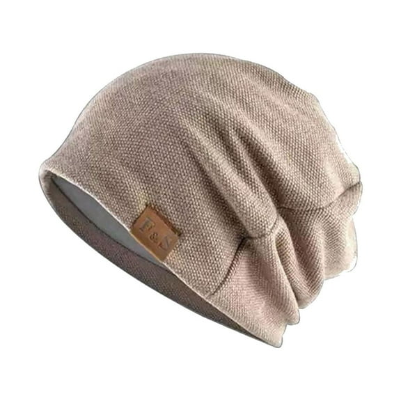 iHPH7 Slouchy Beanie Slouch Beanie Slouchy Beanie Hat Winter Caps for Men Skull Cap for Winter Skull Cap Beanie Slouchy Cap Khaki One Size