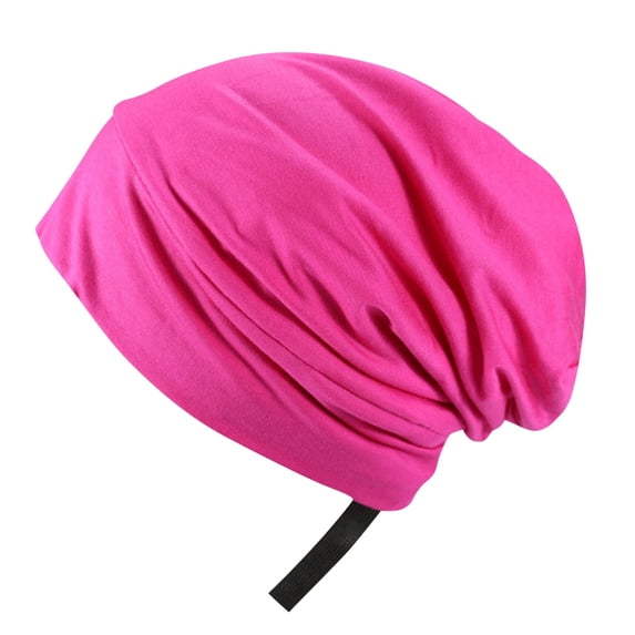 iHPH7 Slouchy Beanie Y2k Beanie Slouchy Cap Beanie for Women Slouch Beanie Skull Cap for Winter Beanie Hats for Women Hot Pink One Size