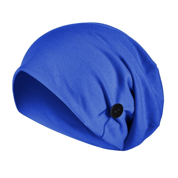iHPH7 Slouchy Beanie Y2k Beanie Winter Caps for Men Winter Accessories for Women Chemo Hats for Women Slouchy Beanie Hat Skull Cap Beanie Blue One Size