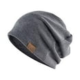 thumbnail image 1 of iHPH7 Slouchy Beanie Y2k Beanie Winter Caps for Men Beanie for Men Womens Fleece Lined Winter Hat Womens Winter Hat Slouch Beanie Dark Gray One Size, 1 of 3