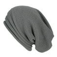 thumbnail image 1 of iHPH7 Slouchy Beanie for Men Slouch Beanie Hats for Women Slouchy Cap Skull Cap for Winter Accessories for Women Gray One Size, 1 of 1