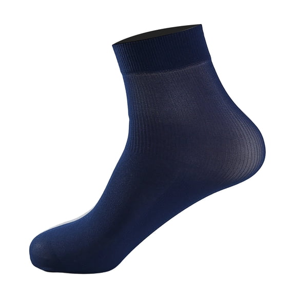 iHPH7 Socks for Men Breathable Socks for Men Mens Socks Ankle Thin Socks Casual Socks for Men Soft Socks Mid Socks Navy A