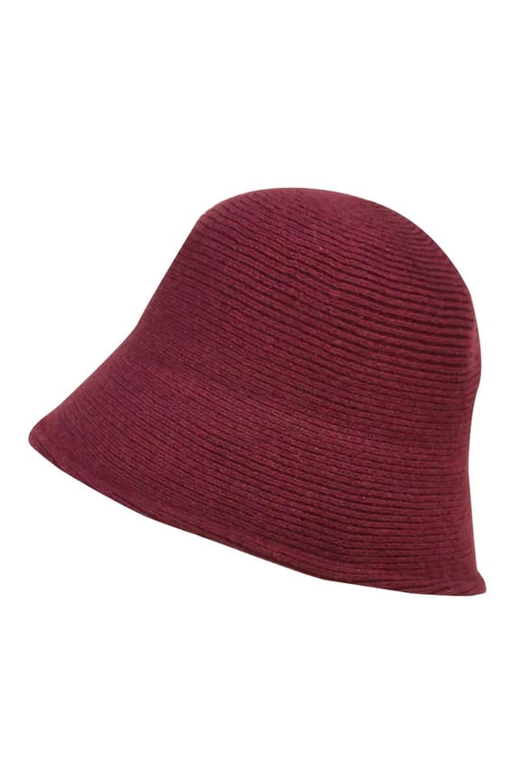 Summer Bucket Hats for Women Wide Brim Hats for Women Foldable Sun Hats for Women Wide Brim Bucket Hats for Women Sun Hat for Men, Wine M