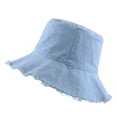 thumbnail image 1 of iHPH7 Summer Sun Hat Beach Hats for Women Packable Foldable Sun Hats for Women Beach Hat Women Hats for Summer, Sky Blue One Size, 1 of 1