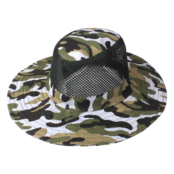 iHPH7 Sun Hat Wide Brim Sun Hat Boonie Hats for Men Boonie Hat Sun Hats for Women Uv Protection, Camouflage 3 One Size
